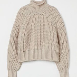 H&M Nude Chunky Knit Sweater